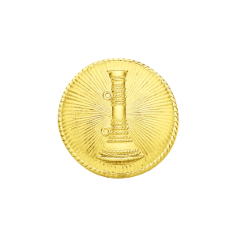 Insignia de Clarín: Plata y Oro - Un Toque Elegante para tu Estilo!